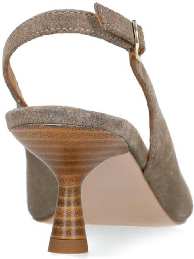 Manfield Dames Taupe suède slingbacks - Foto 3