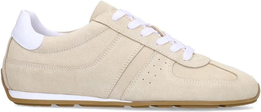 Manfield Dames Taupe suède sneakers