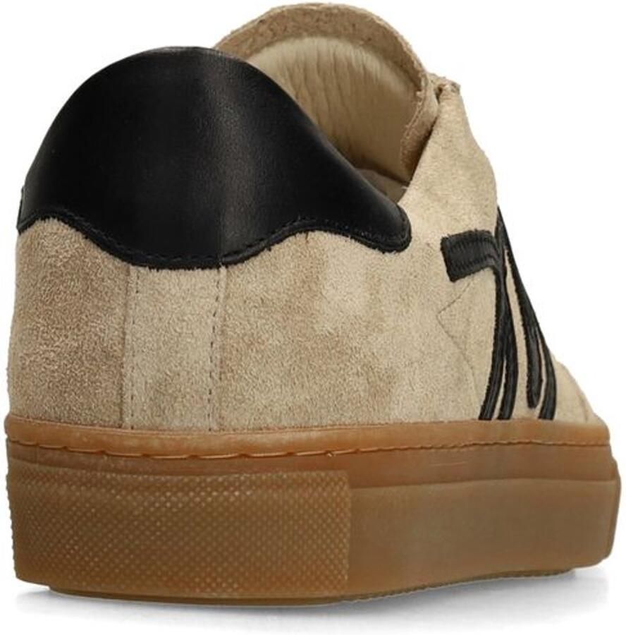 Manfield Dames Taupe suède sneakers