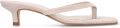 Manfield Dames Witte suède hak slippers - Wit