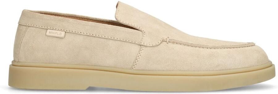 Manfield Heren Beige suède loafers