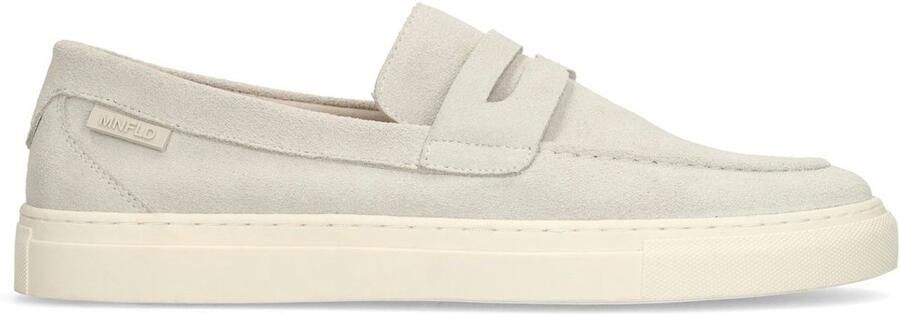 Manfield Heren Beige suède loafers