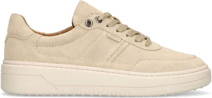 Manfield Heren Beige suède sneakers