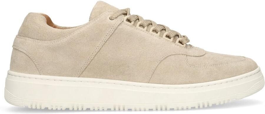 Manfield Heren Beige suède sneakers