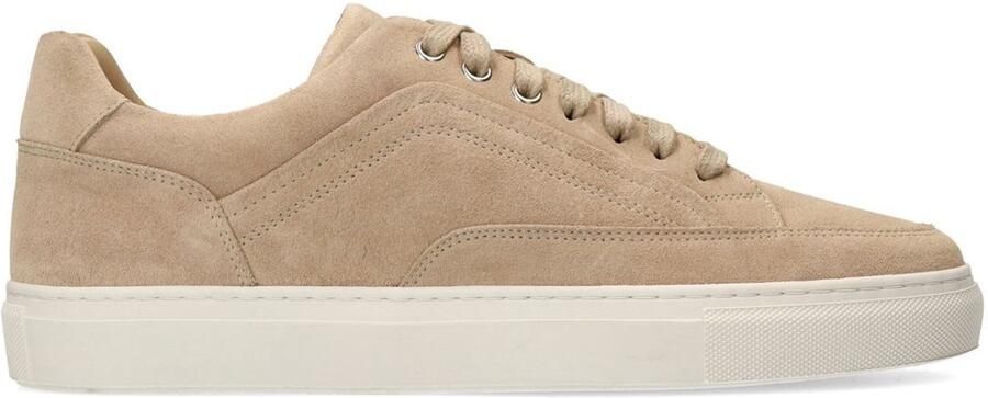 Manfield Heren Beige suède sneakers