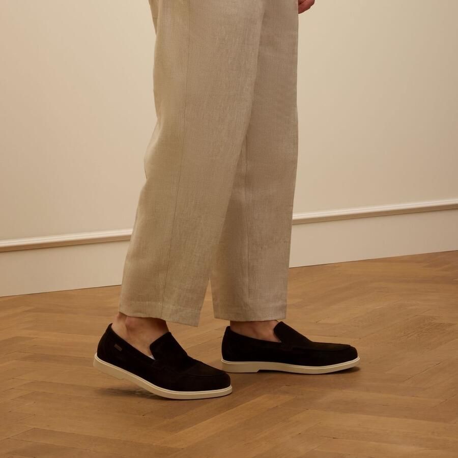 Manfield Heren Bruine suède loafers - Foto 2