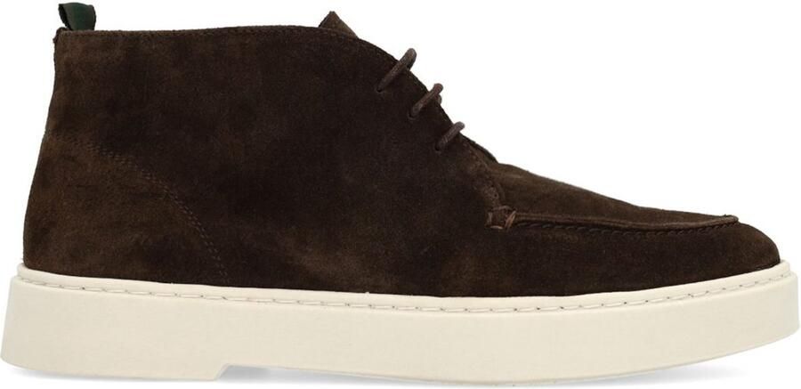 Manfield Heren Bruine suède veterboots