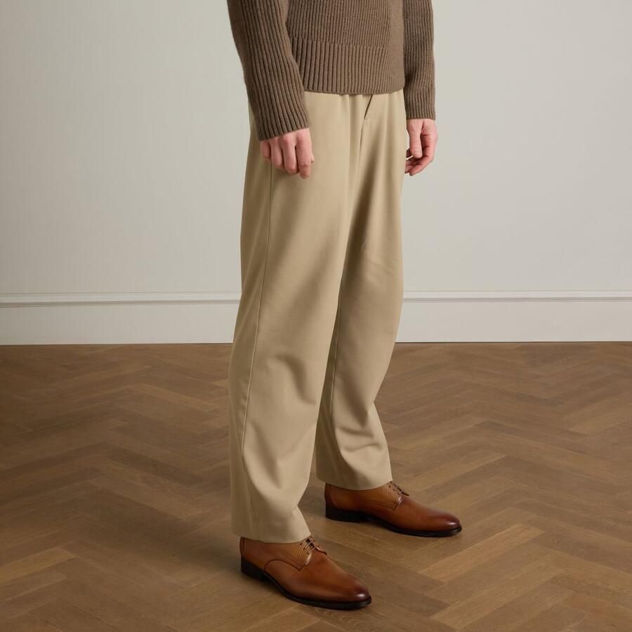 Manfield Heren Cognac leren veterschoenen - Foto 4