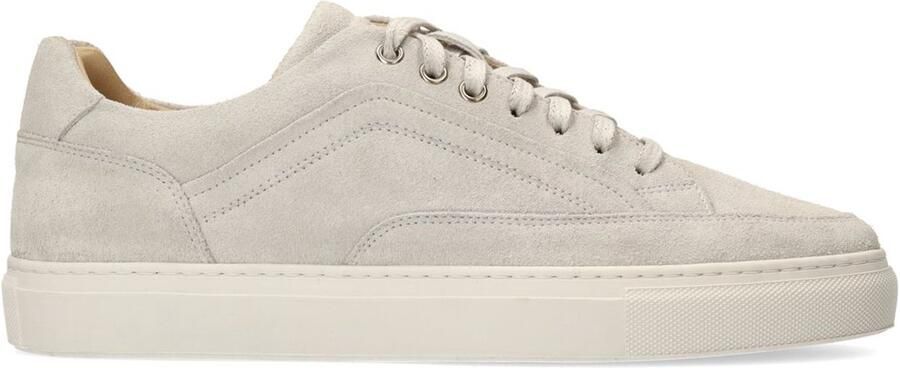 Manfield Heren Off white suède sneakers