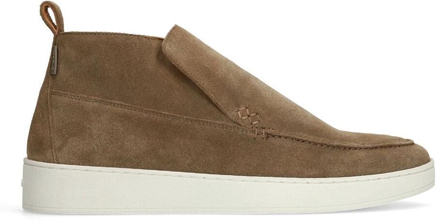 Manfield Heren Taupe suède loafers