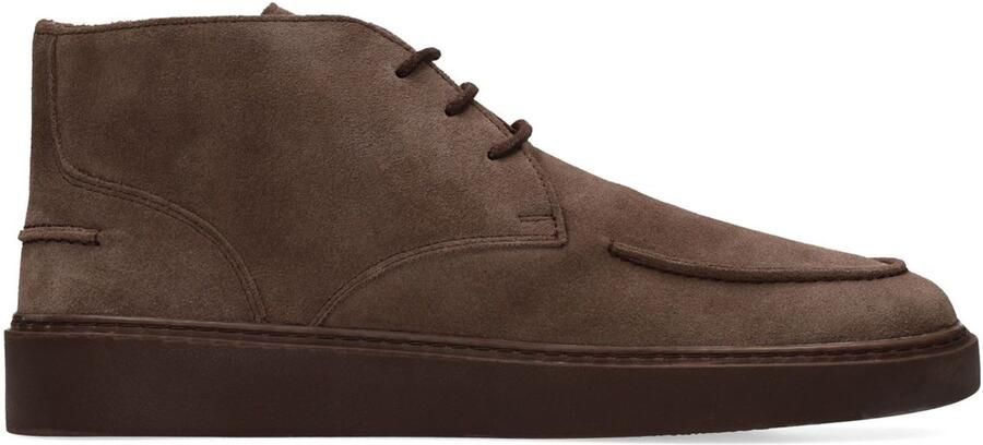 Manfield Heren Taupe suède desert boots