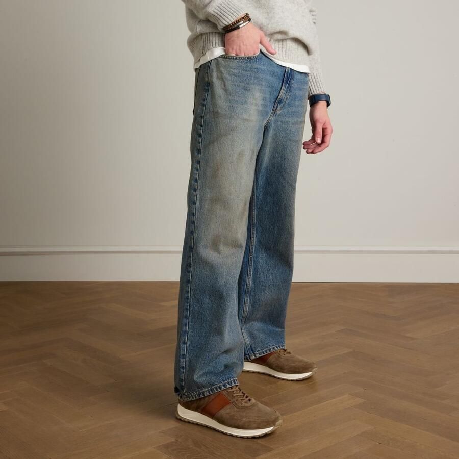 Manfield Heren Taupe suède sneakers - Foto 3