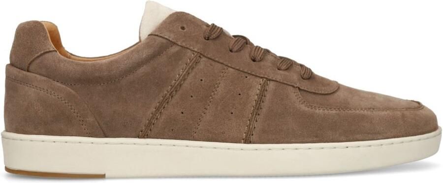 Manfield Heren Taupe suède sneakers