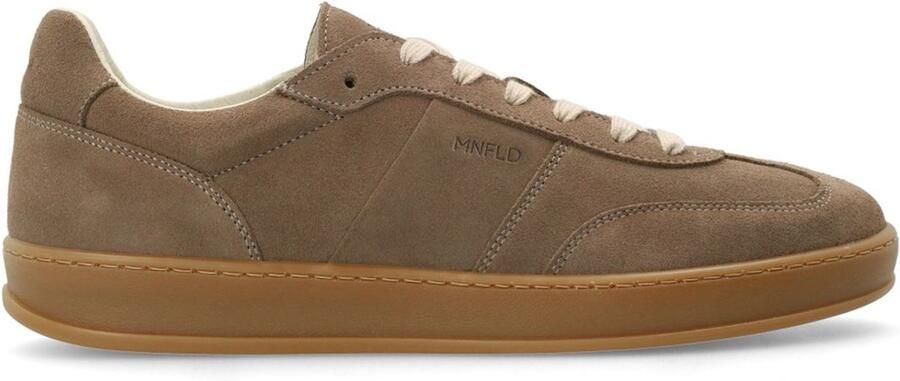Manfield Heren Taupe suède sneakers