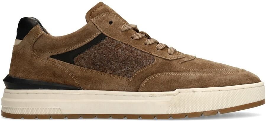 Manfield Heren Taupe suède sneakers