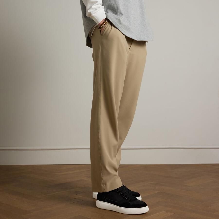 Manfield Heren Zwarte suède sneakers