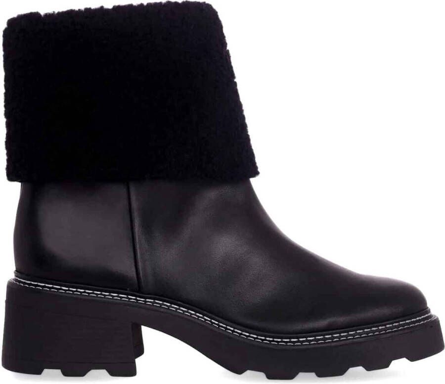 Mangará Andira Enkellaarzen Stijlvolle Schoenen met Schapenvacht Detail