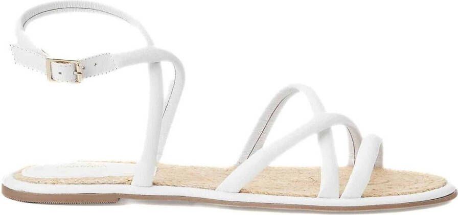Mangará Anginco Dames sandalen Leder Wit