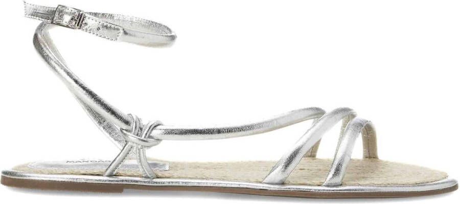 Mangará Anginco Dames sandalen Leder Zilver