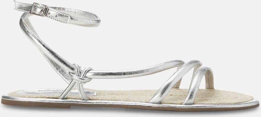 Mangará Anginco Dames sandalen Leder Zilver
