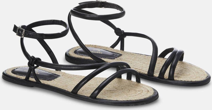 Mangará Anginco Dames sandalen Leder Zwart