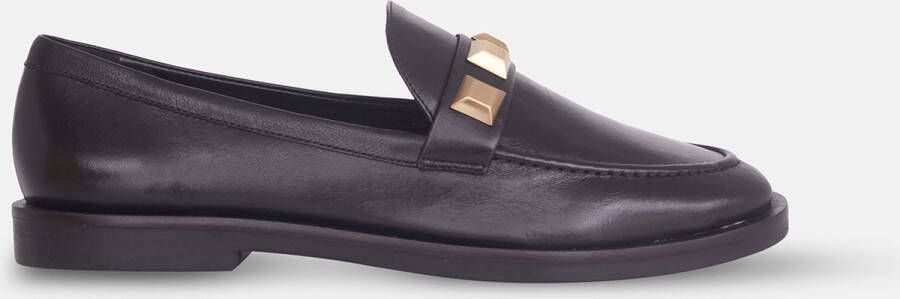 Mangará Caete Black Leather Loafers