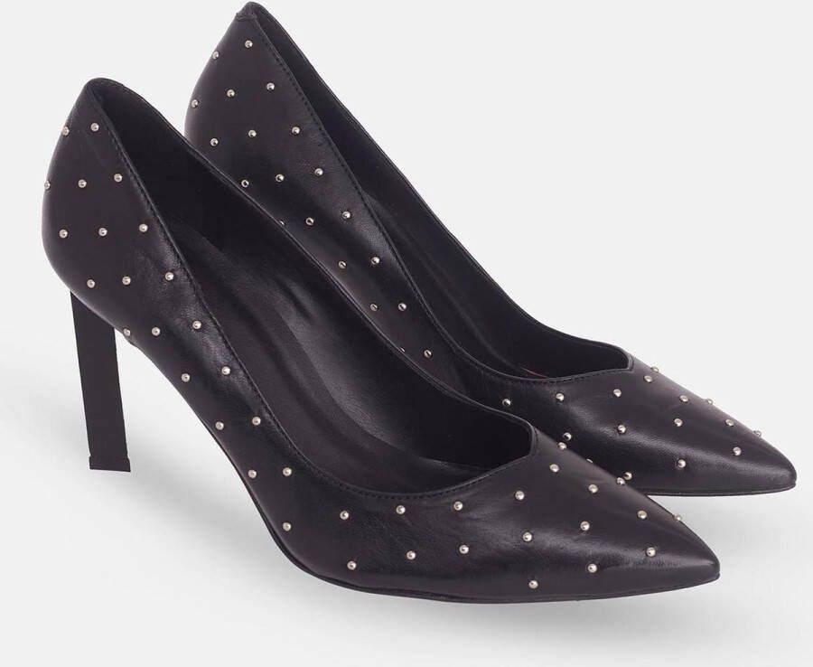 Mangará Callisia Metal Stud 95 Black Pumps