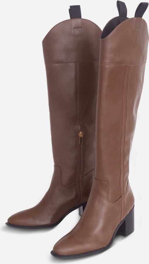 Mangará Canna Brown Knee High Boots