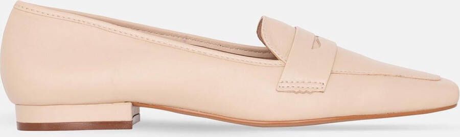 Mangará Dames Ballerina's Cipo Leder Smalle breedte Beige
