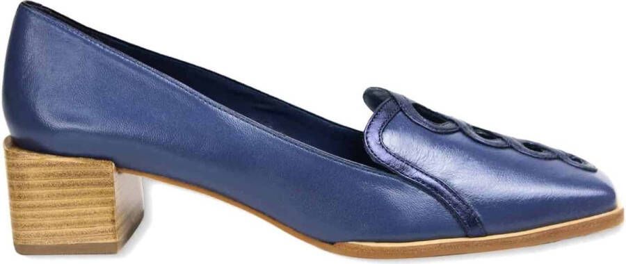 Mangará Cordia Damesschoenen 100% Premium Leer Blauw