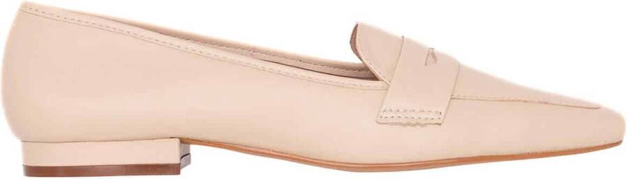 Mangará Dames Ballerina's Cipo Leder Smalle breedte Beige