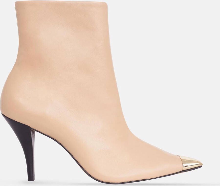 Mangará Inga Enkellaarzen met Hakken Stijlvolle Leren Schoenen