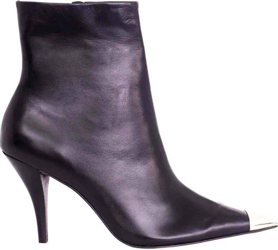 Mangará Inga Enkellaarzen met Hakken Stijlvolle Leren Schoenen