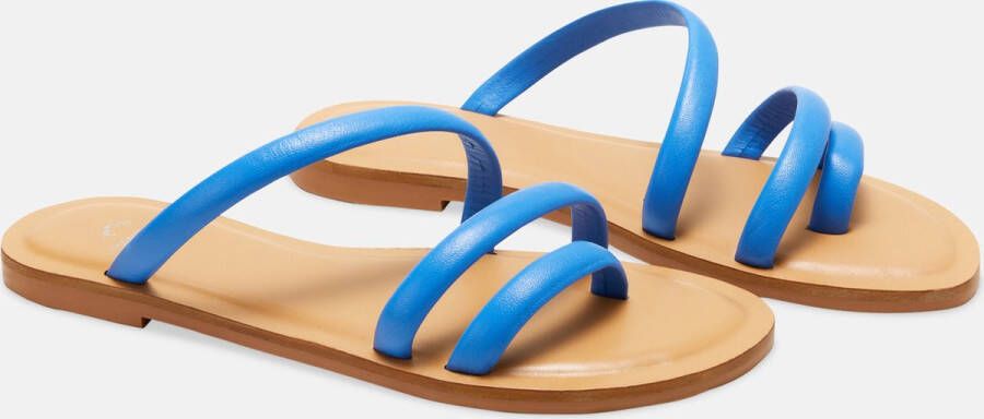 Mangará Dames schoenen Cocão Leder Blauw