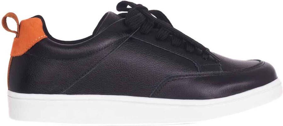 Mangará dames sneakers Angelim leer zwart