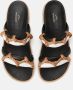 Mangará Dames slippers Lichia Leder Zwart - Thumbnail 3