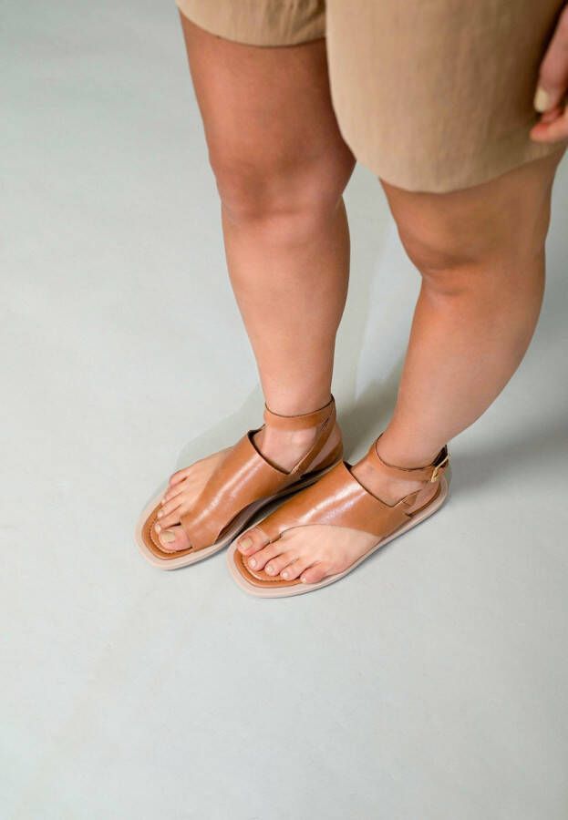 Mangará Paineira Dames sandalen Leder Bruin