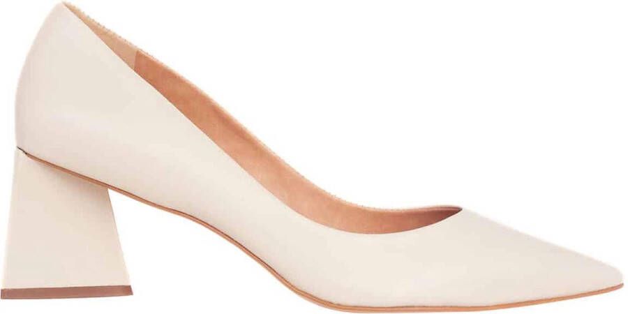 Mangará Vriesea Vrouwenpumps 6 5 Blokhak Beige