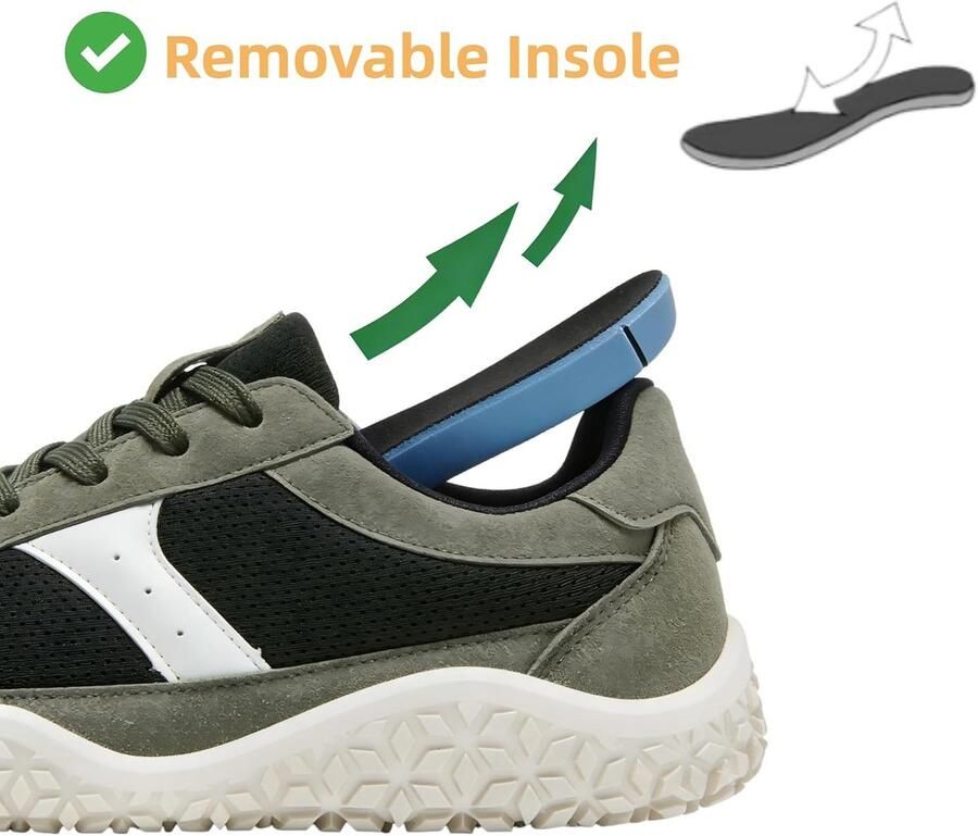 gni Barefoot Shoes Zomer Brede Minimalist Blotevoeten Schoenen lichtgewicht Ade de Sneakers Antislip Zero Drop Zool Outdoor Trail Running Unisex Gr.36-46