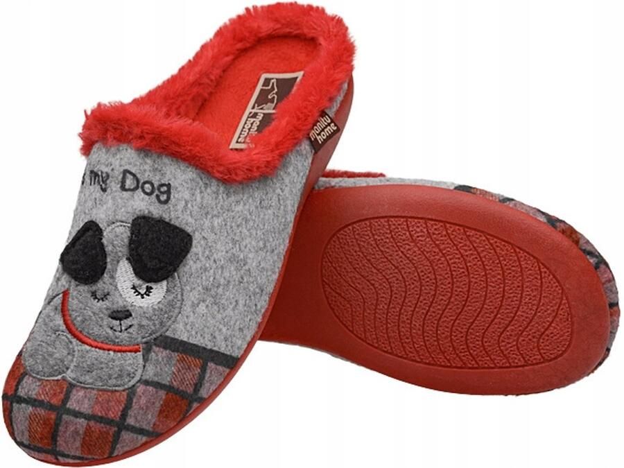 Manitu 320046-04 Pantoffels Comfortabel & Warm