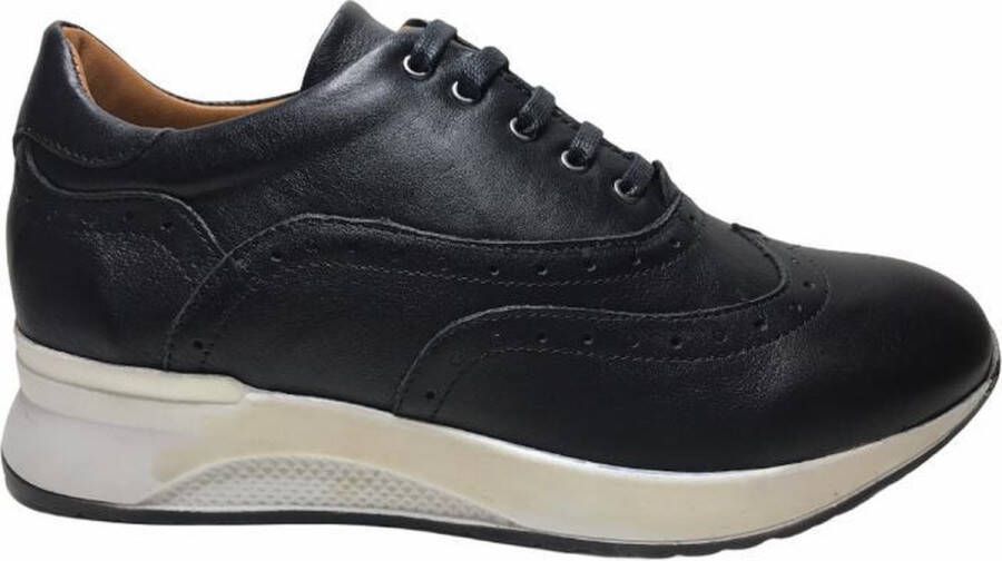 Manlisa oxford vetersneakers W232-2141 zwart - Foto 6