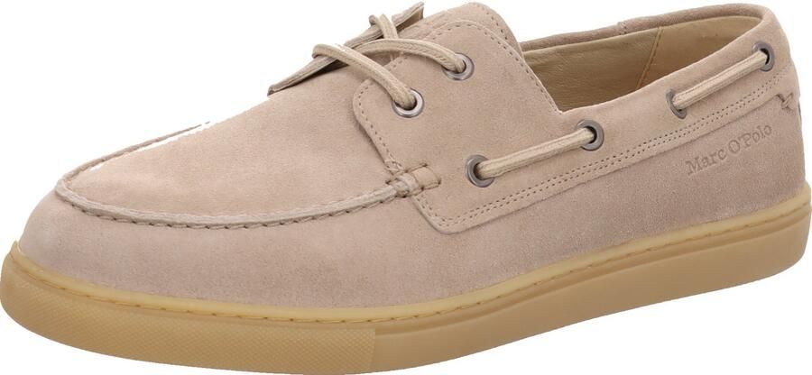 Marc O'Polo Mocassins 'Karo' lichtbruin
