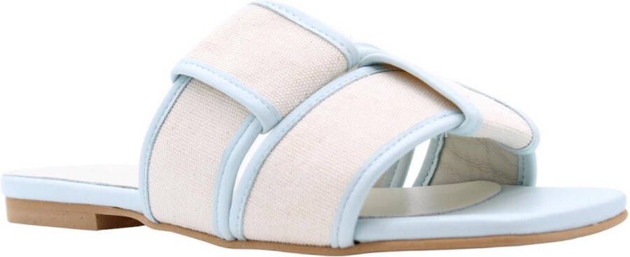 March23 Sliders comfortables pour homme Beige Dames