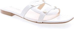 March23 Flat Sandals Wit Dames