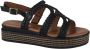 Marco Tozzi 2-28700-44-001 dames sandalen sportief zwart - Thumbnail 1