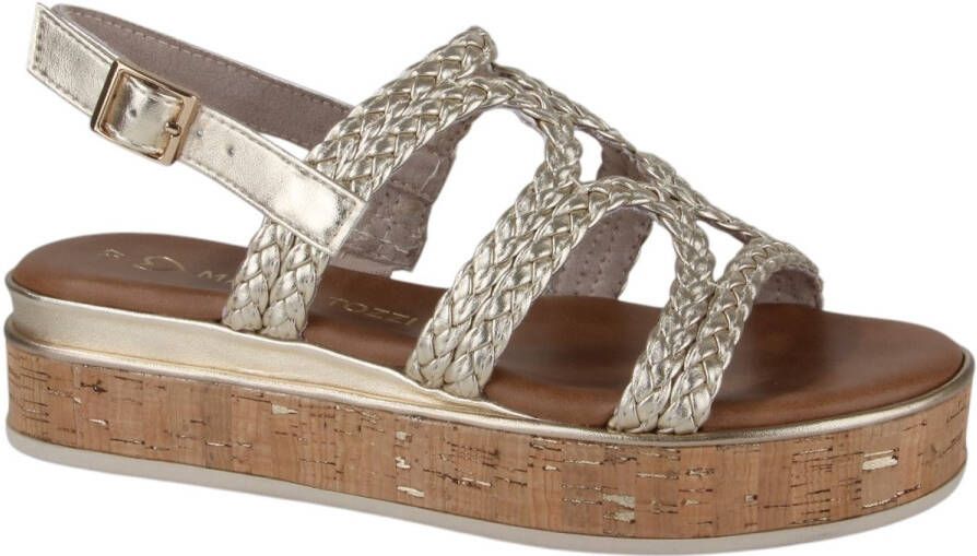 Marco Tozzi 2-28700-44-940 dames sandalen sportief metallic