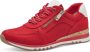 Marco Tozzi MT Vegan Soft Lining + Feel Me removable insole Dames Sneaker CHERRY COMB - Thumbnail 1