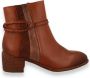 Marco Tozzi MT Leather upper and Feel Me insole Dames Boot Heel COGNAC COMB - Thumbnail 1
