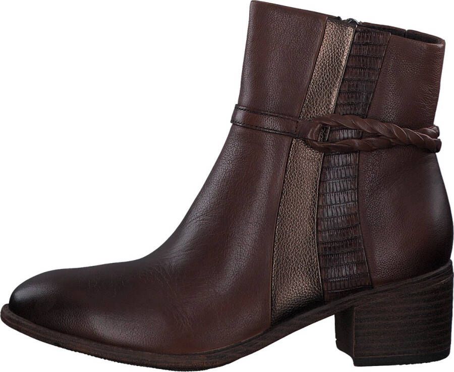 Marco Tozzi Dames Enkellaars 25325-392 Cognac Combi