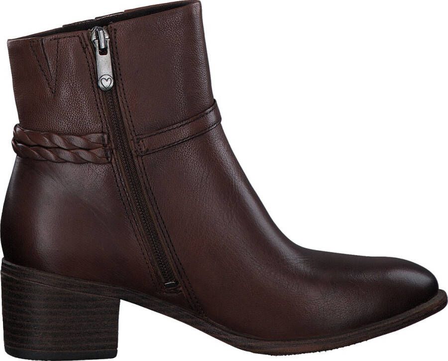 Marco Tozzi MT Leather upper and Feel Me insole Dames Boot Heel COGNAC COMB - Foto 4